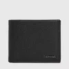 Calvin Klein Portefeuille Fin En Cuir Anti-RFID