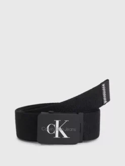 Calvin Klein Ceinture En Toile Avec Logo