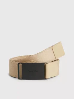 Calvin Klein Ceinture Plaque En Sangle