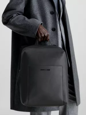 Calvin Klein Sac à Dos Carré En Similicuir – Image 3