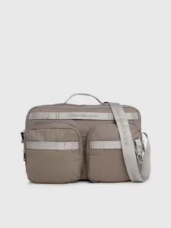 Calvin Klein Grand Sac De Voyage En Bandoulière En Sergé