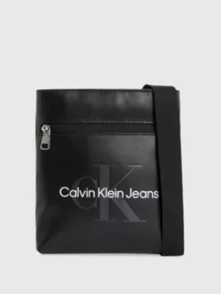 Calvin Klein Sac En Bandoulière Plat Avec Logo