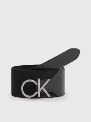 Calvin Klein Ceinture De Taille En Cuir Avec Logo