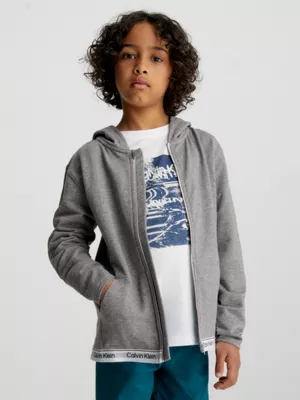 Calvin Klein Sweat-shirt à Capuche D'intérieur Pour Enfant - Modern Cotton – Image 3