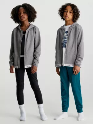 Calvin Klein Sweat-shirt à Capuche D'intérieur Pour Enfant - Modern Cotton