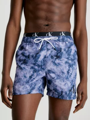 Calvin Klein Short De Bain Court Avec Double Ceinture - CK Authentic â Image 2
