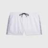 Calvin Klein Short De Bain Court Avec Cordon De Serrage - Logo Tape