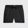 Calvin Klein Short De Bain Court Avec Double Ceinture - CK Nylon