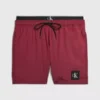 Calvin Klein Short De Bain Court Avec Double Ceinture - CK Nylon