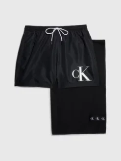 Calvin Klein Boîte Cadeau Short De Bain Et Serviette