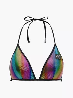 Calvin Klein Haut De Bikini Triangle - Pride