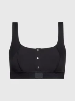 Calvin Klein Haut De Bikini Brassière - CK Monogram Rib