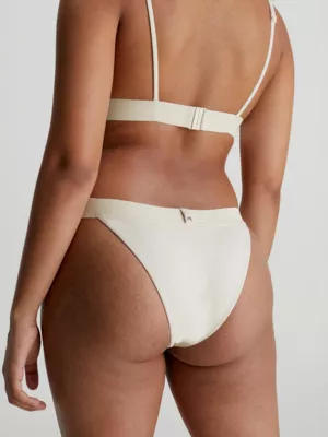 Calvin Klein Bas De Bikini échancré - CK Monogram Rib – Image 3