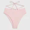 Calvin Klein Bas De Bikini Taille Haute - CK Texture