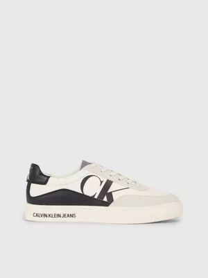 Calvin Klein Baskets En Cuir Avec Logo