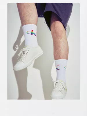 Calvin Klein Baskets En Toile RecyclĂ©e - Pride â Image 8