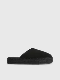 Calvin Klein Espadrilles Façon Mules En Daim